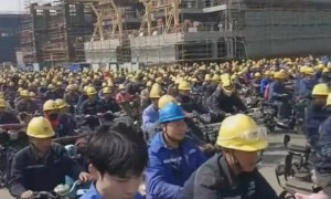 中国造船厂一家工人达5万人超千家厂工人缺口大，人形机器人将是答案吗？